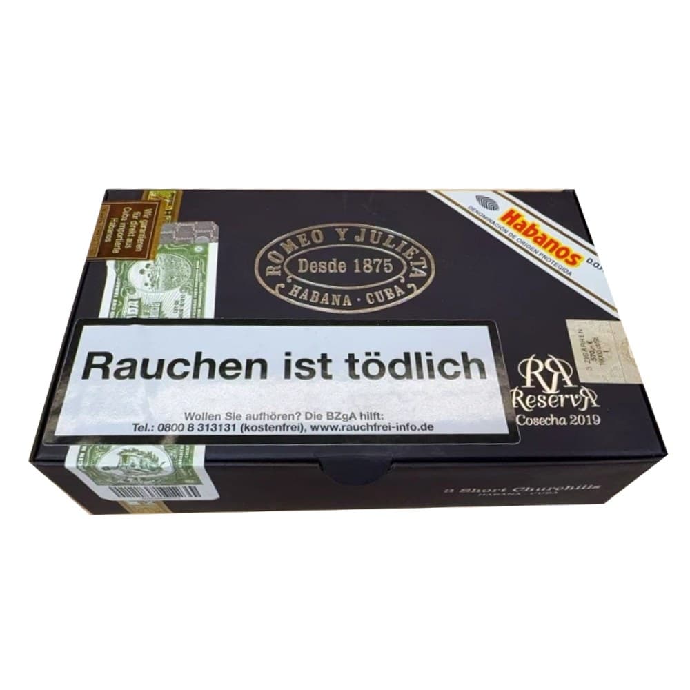 Romeo Y Julieta Short Churchill RR 羅密歐與朱麗葉短丘吉爾RR珍藏 3支/盒